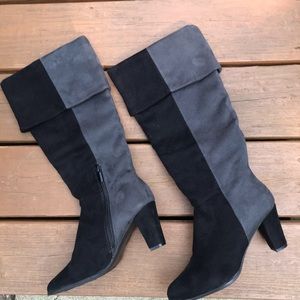 Black/Gray Boots